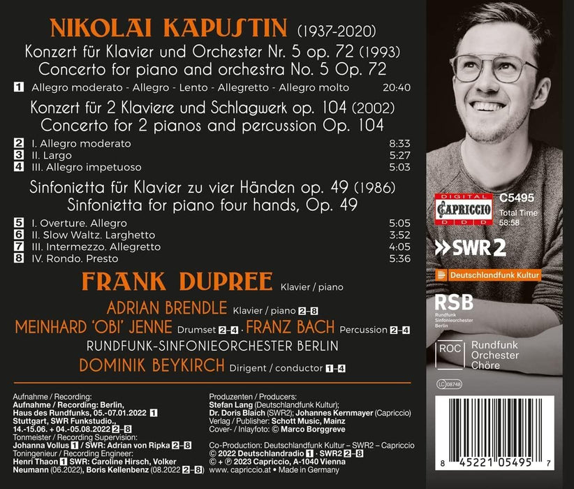 Nikolai Kapustin: Piano Concerto No. 5/Concerto, Op. 104/...