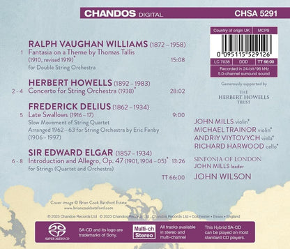 Vaughan Williams: Fantasia On a Theme By Thomas Tallis/...
