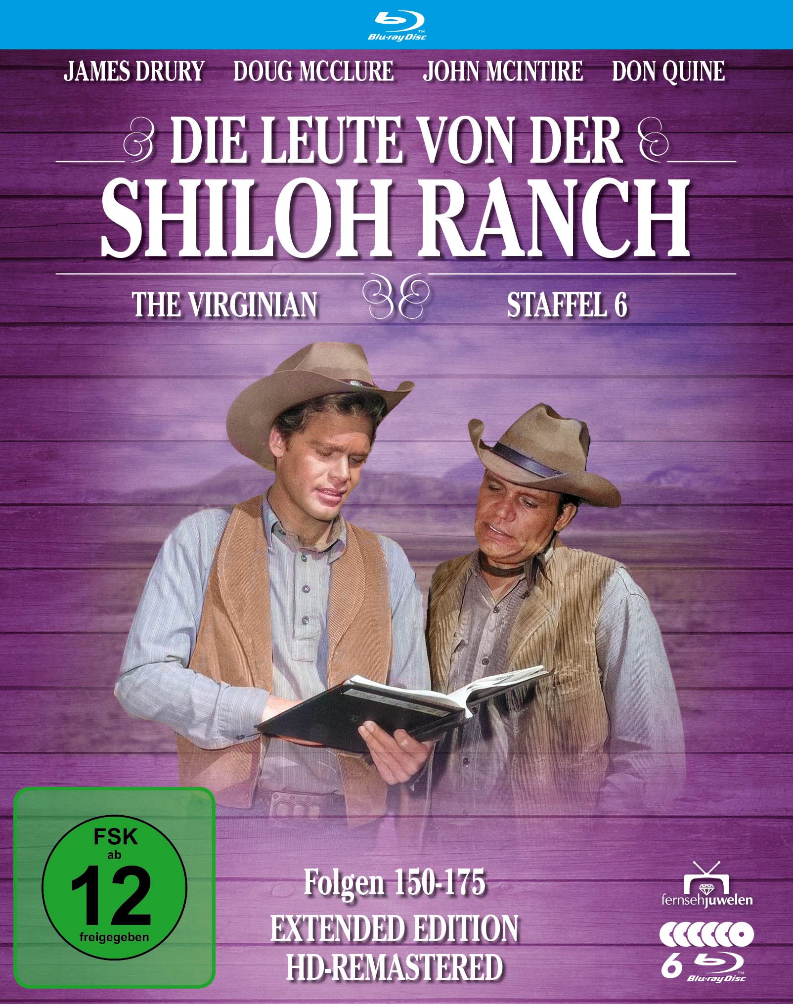 Die Leute von der Shiloh Ranch - Staffel 6 (HD-Remastered) (Fernsehjuwelen) (6 Blu-rays