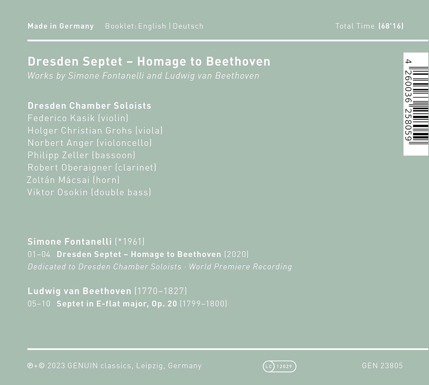 Dresden Septet: Homage to Beethoven