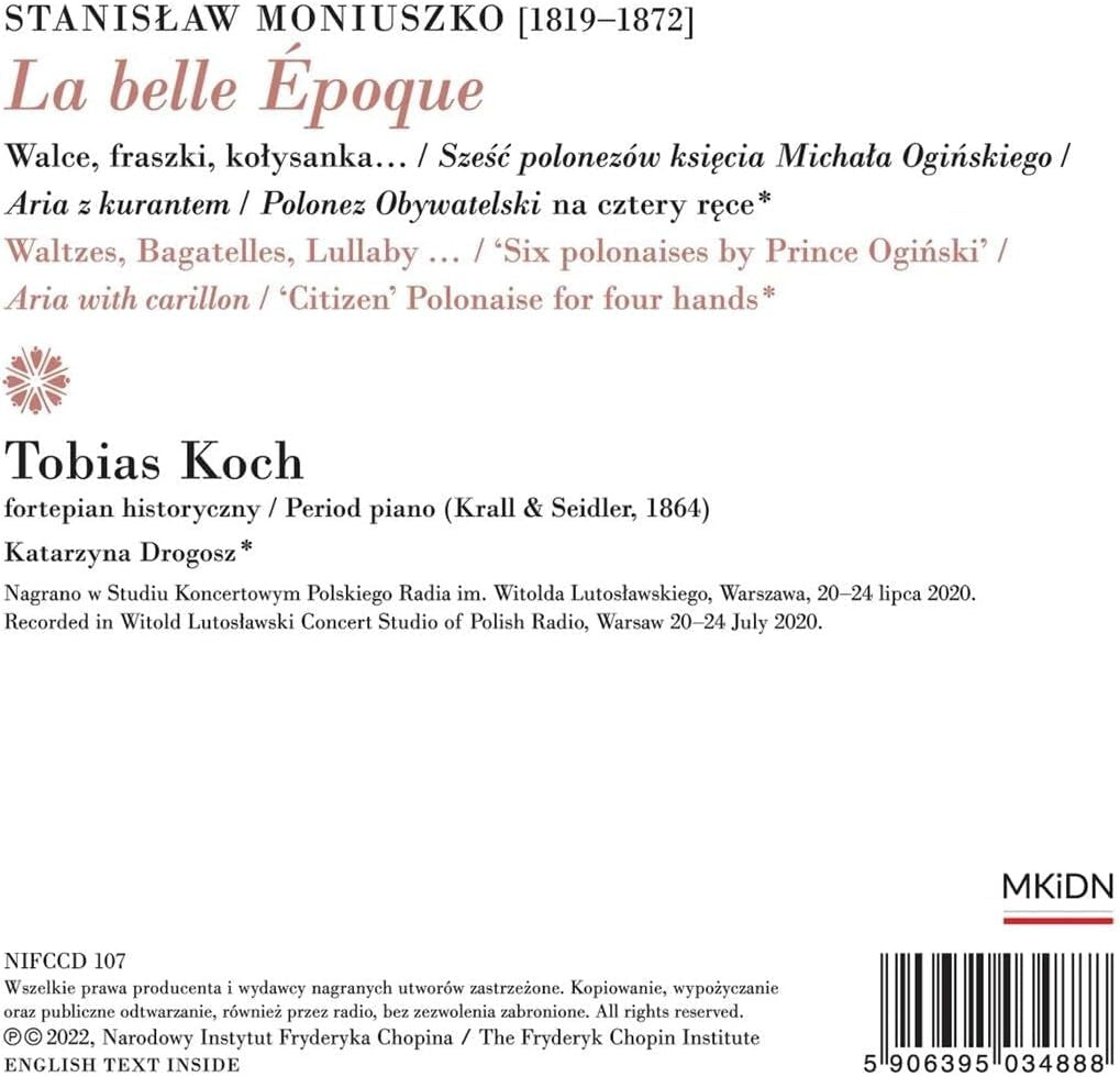 Moniuszko: La Belle Époque