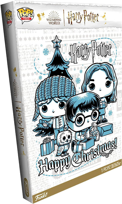 Funko Pop! Boxed Tee: Harry Potter Holiday - Ron, Hermione, Harry - M Adult M