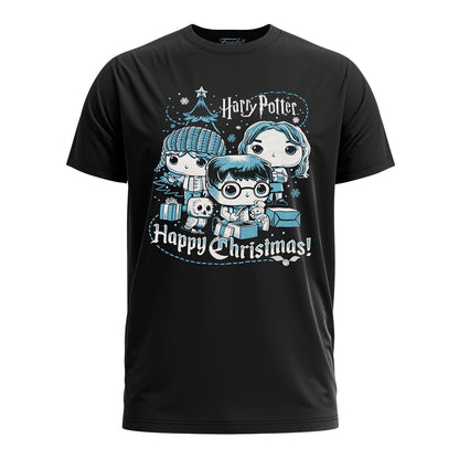 Funko Pop! Boxed Tee: Harry Potter Holiday - Ron, Hermione, Harry - M Adult M