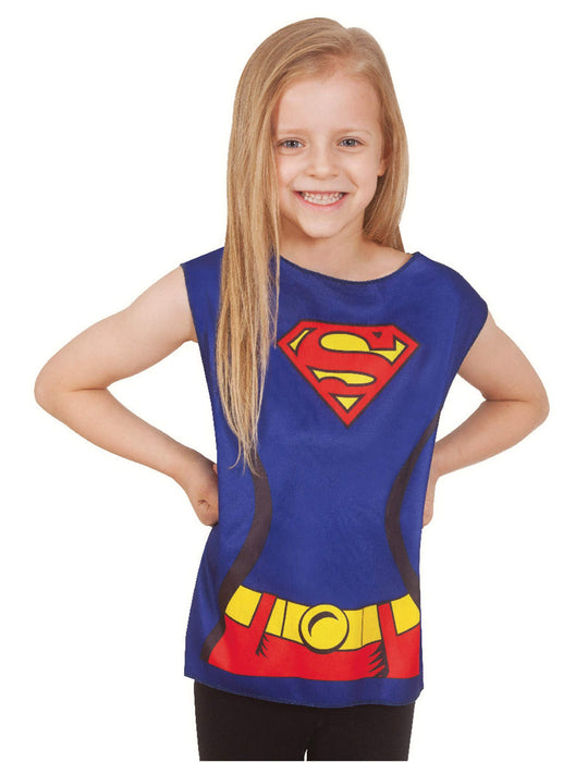Supergirl Party Pack - Childrens Fancy Dress Costume - Small - Ages 3-6