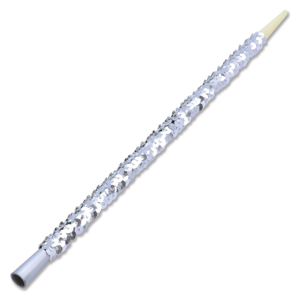 Bristol Novelty- Soporte para cigarros de lentejuelas largas, Color plata, Talla única (BA892