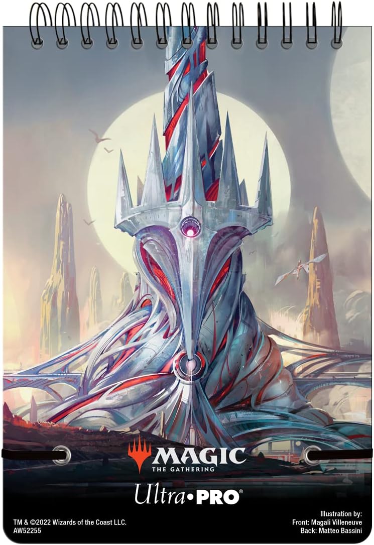Ultra PRO - Magic: The Gathering Phyrexia One Spiral Life Pad (Elsh) - Keep Track of All Your Moves and Strategies Against Opponents in Battle , Great for Note Taking , Lists, and Organize Life Totals