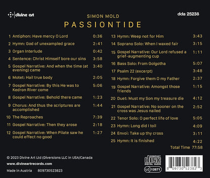 Simon Mold: Passiontide