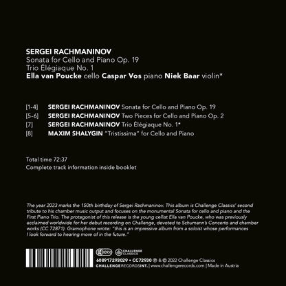 Sergei Rachmaninov: Sonata for Cello and Piano, Op. 19/...
