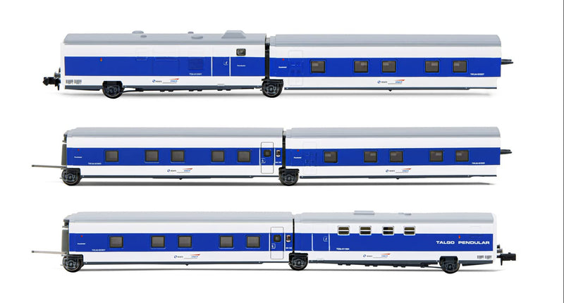 Lima Expert FS Trenitalia, 2-unit pack Vivalto intermediate coaches, Trenitalia DPR livery, old Vivalto logo
