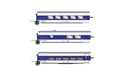 Arnold - 3-unit set Talgo"Francisco de Goya" (Paris – Madrid), blue and white livery (restaurant, bar, super-reinclinable