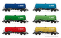 Arnold RENFE, 4-axle 60' container wagon MMC brown livery, loaded with 2 x 20' containers "Contenemar", period IV