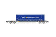 Arnold FS, 2-units pack Tank wagon 4 axles Zags/Zas "SOGETANK", light grey livery, with and without orange stripe, ep. V