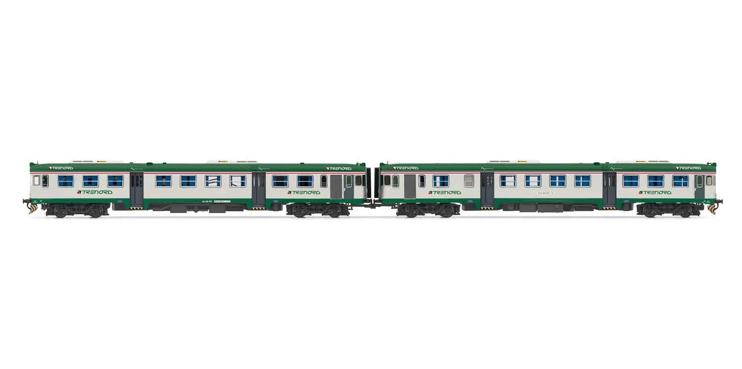 Lima Expert - Trenord, 2-unit pack of diesel railcars ALn 668 1000, motorized unit + dummy, period VI