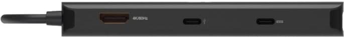 V7 UCMINIDOCK-PT USB 3.2 Gen 1 (3.1 Gen 1) Type-C Dock for Laptop and Port Replicator - Black