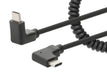 Manhattan Coiled Cable USB-C to USB-C Charging Cable 1 m Black