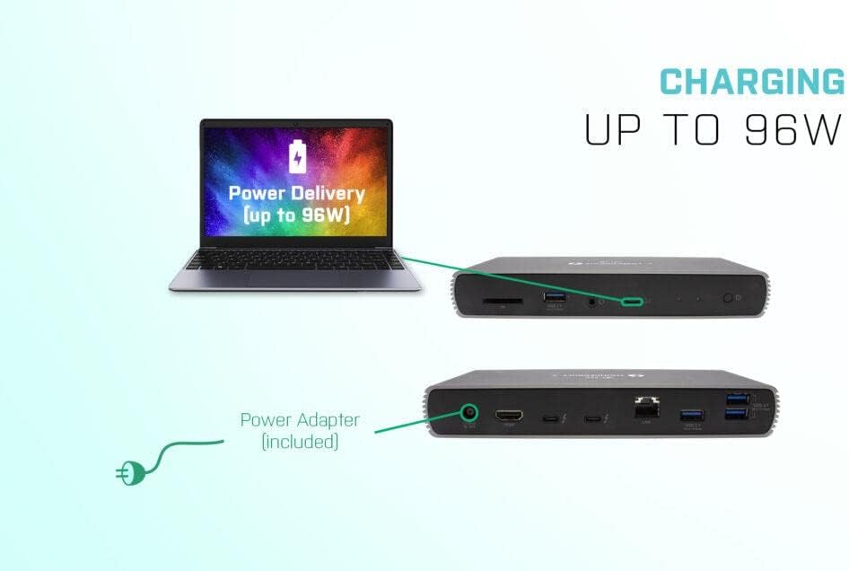 i-tec Thunderbolt 4 Dual Display Docking Station + Power Delivery 96W