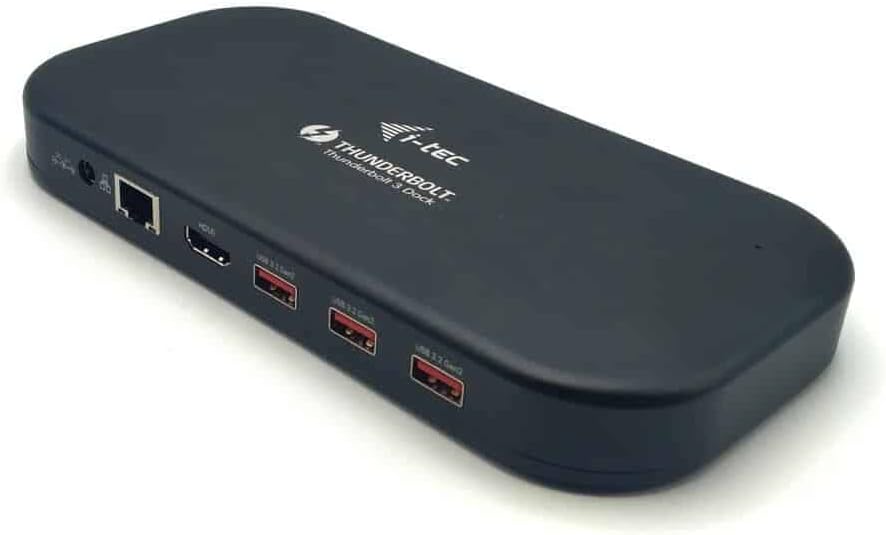 I-TEC THUNDERBOLT 3 DUAL 4K DOCKING STATION 65W UK VERSION.