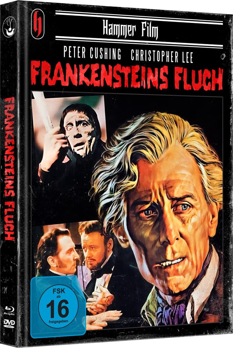 Frankensteins Fluch - Cover B (Uncut Limited Mediabook, Hammer Film-Edition) [Blu-ray]