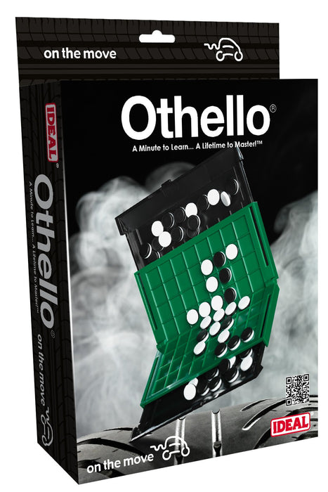 IDEAL | Othello On the Move travel game: A minute to learn… a lifetime to master! | Family Strategy Game | For 2 Players | Ages 7+
