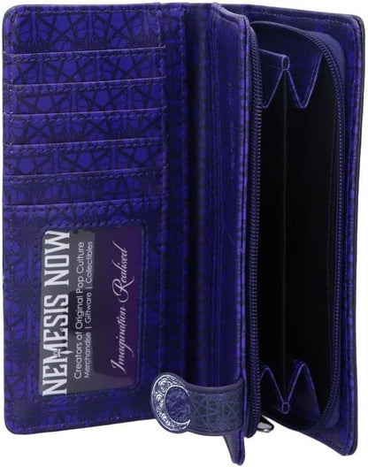 Nemesis Now Anne Stokes Moon Witch Embossed Purse, Blue, 18.5cm