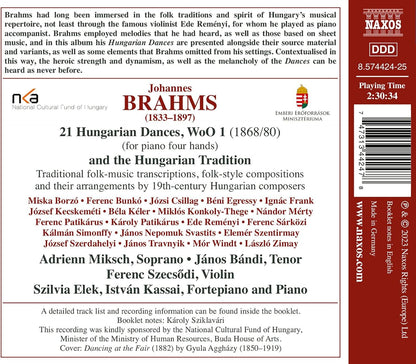 Brahms: Hungarian Dances and the Hungarian Tradition