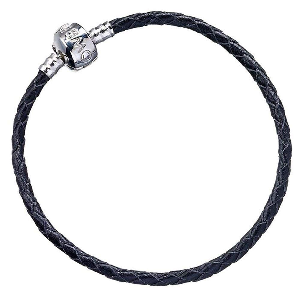 Black Leather Harry Potter Charm Bracelet For Slider Charms