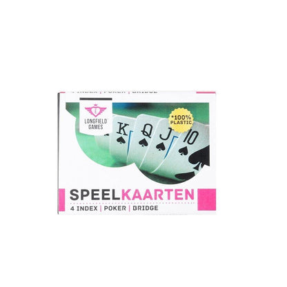 Speel Goed 390210 100% Plastic playing cards case, Family words/dice game
