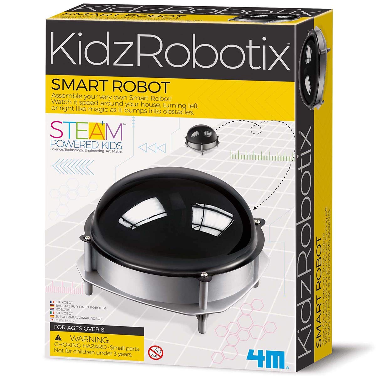 4M-4M-00-03272-KidzRobotix-Il Tuo Robot Intelligente, Multicolore, 00-03272
