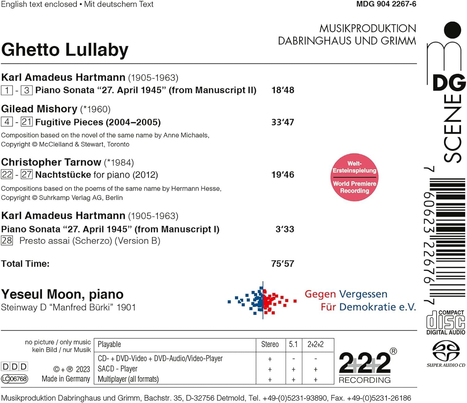 Yeseul Moon: Ghetto Lullaby