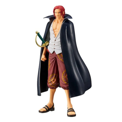 Banpresto One Piece RED Actionfigur Shanks Vol.2 The Grandline Men aus Kunststoff, von Bandai.