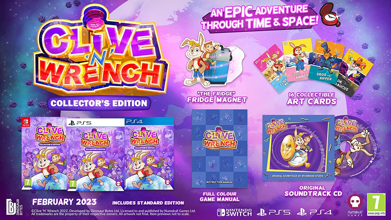 Clive 'N' Wrench Badge Edition (Nintendo Switch) Nintendo Switch Collector's Edition