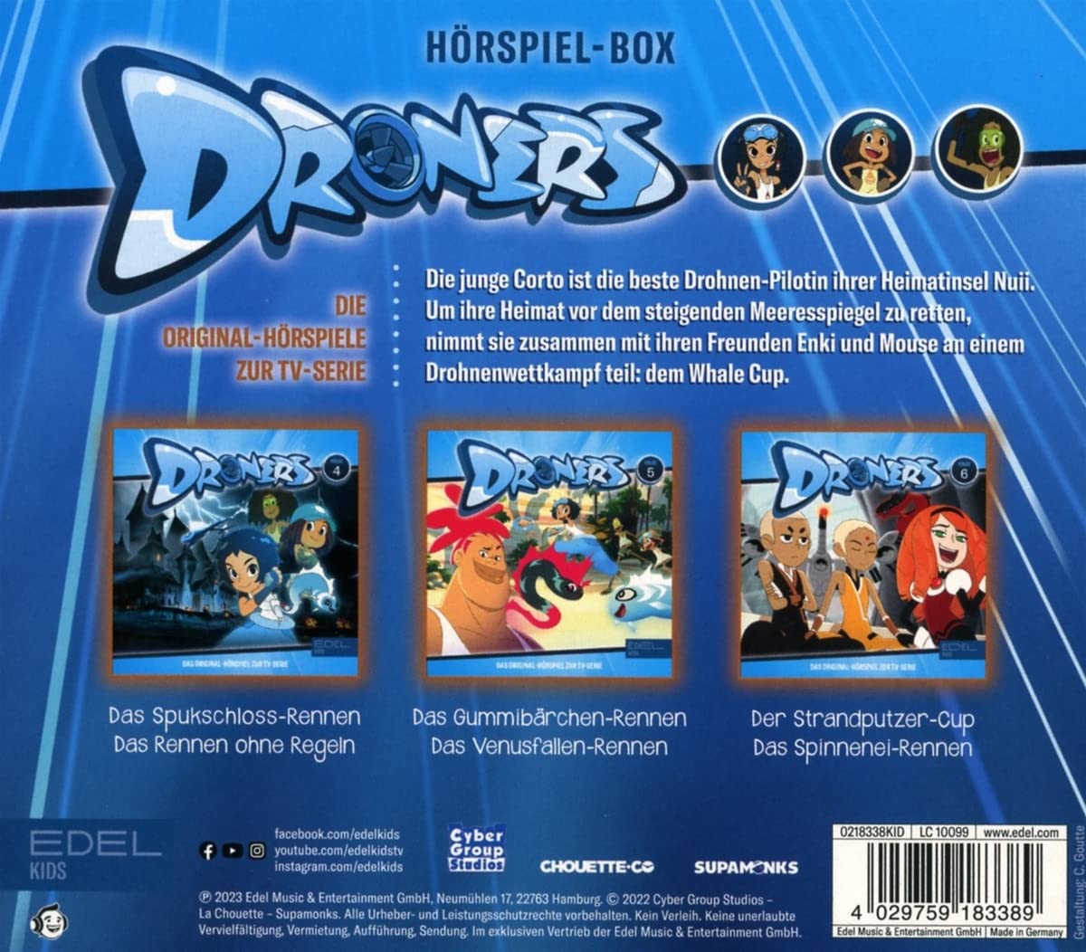 Droners - Die Hörspiel-Box mit den Folgen 4 - 6 - Die Original-Hörspiele zur TV-Serie