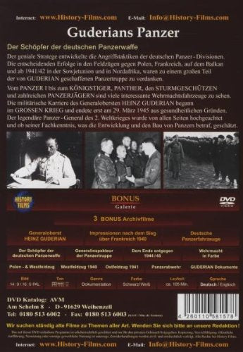 Guderians Panzer - Vom PANZER 1 bis zum KÖNIGSTIGER (2 DVD - Premium Edition