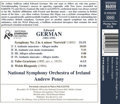 Edward German: Symphony No. 2, 'Norwich'/Valse Gracieuse/...