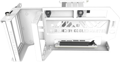 Cooler Master Vertical Graphics Card Holder Kit V3 White Version, 165Mm Pcie 4.0 X16 Riser Cable Included, Compatible Wi