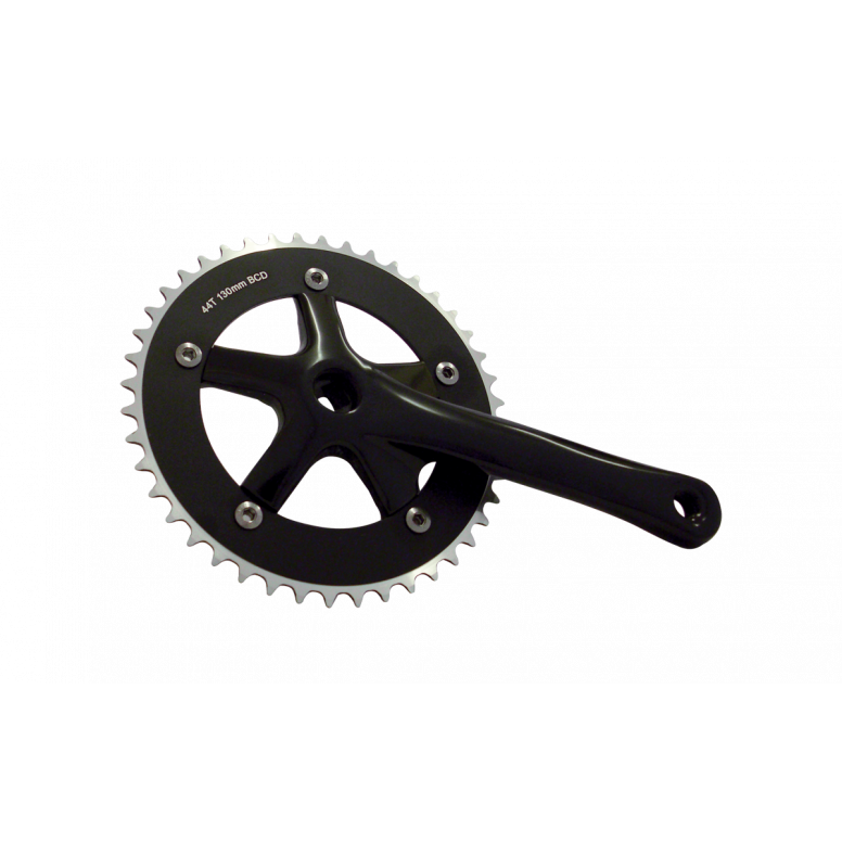 System Ex Cranks 170 W/Black 44T Ring Polished