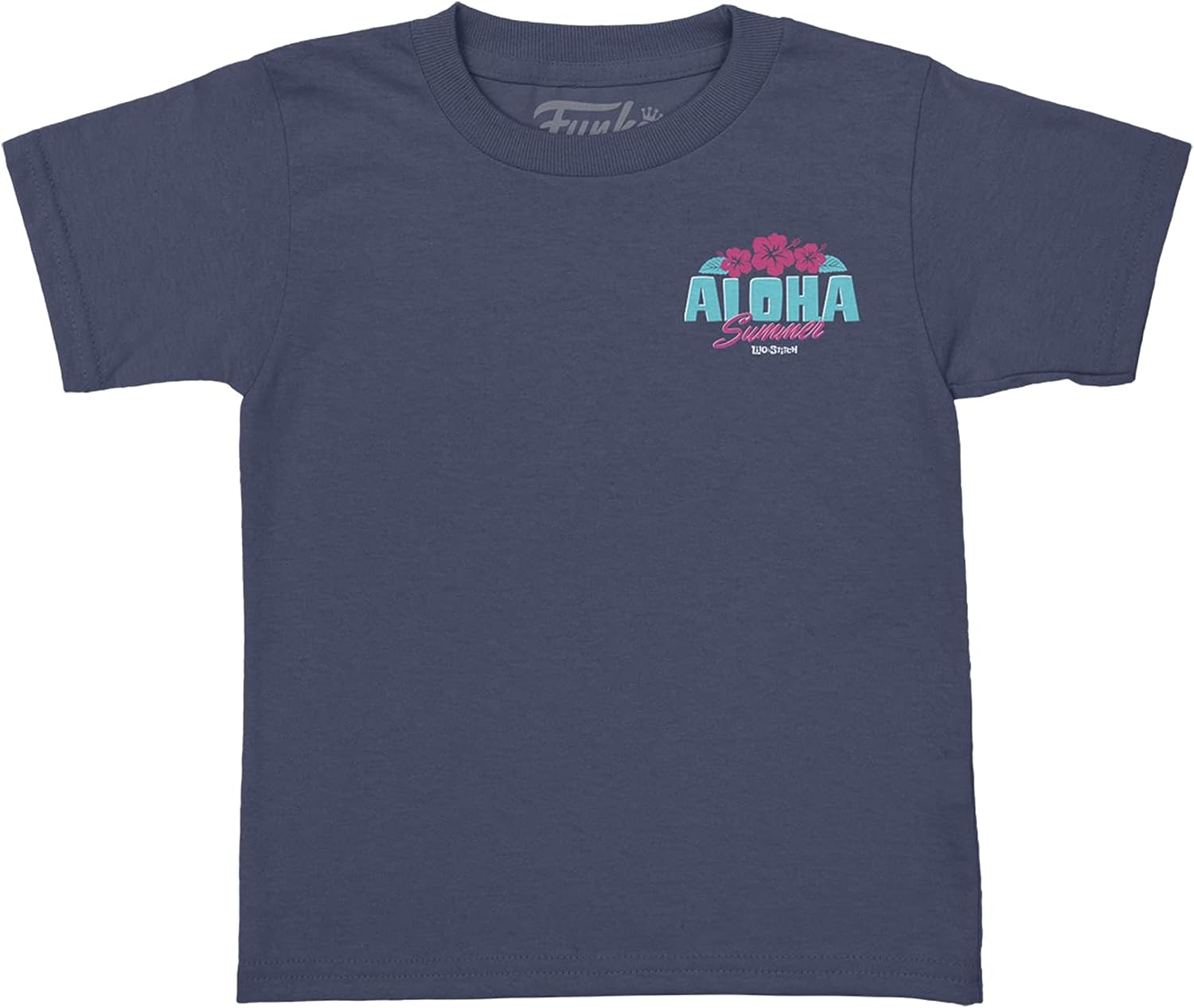 Funko Pocket POP! & Tee: Disney - Summer Stitch - for Children and Kids - Medium - T-Shirt - Clothes With Collectable Vinyl Minifigure - Gift Idea - Toys and Short Sleeve Top for Boys and Girls