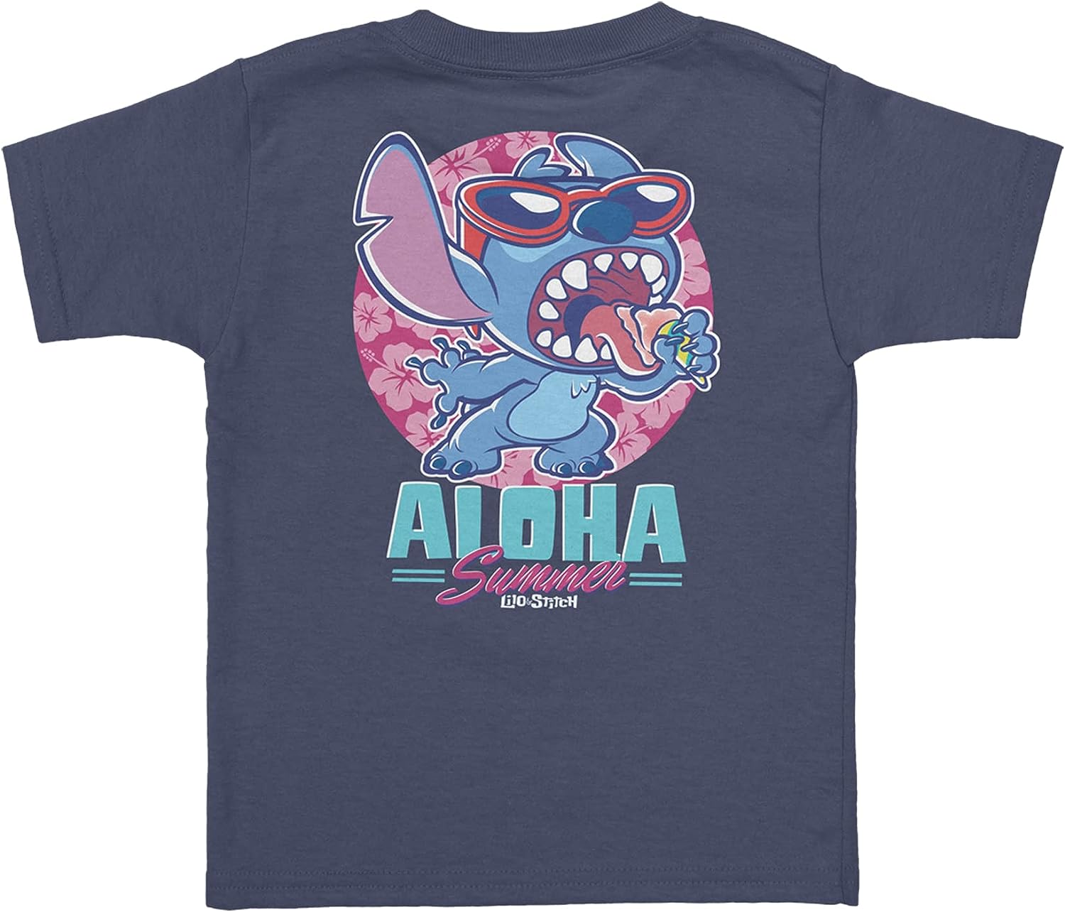 Funko Pocket POP! & Tee: Disney - Summer Stitch - for Children and Kids - Medium - T-Shirt - Clothes With Collectable Vinyl Minifigure - Gift Idea - Toys and Short Sleeve Top for Boys and Girls