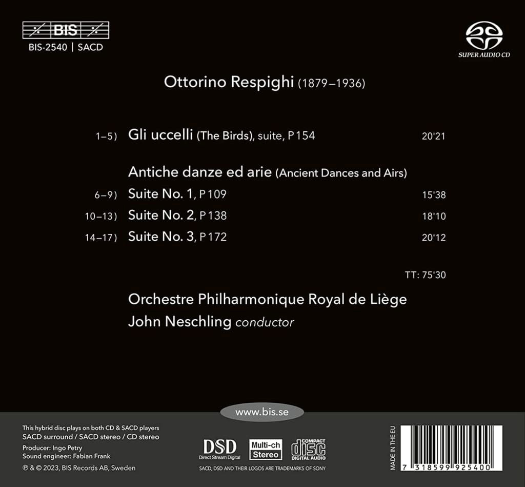 Respighi: Gli Uccelli (The Birds)/...