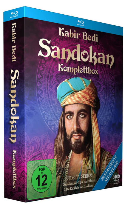 Sandokan - Komplettbox: Restored Version (Der Tiger von Malaysia in HD & Die Rückkehr des Sandokan in SD) (Fernsehjuwelen)