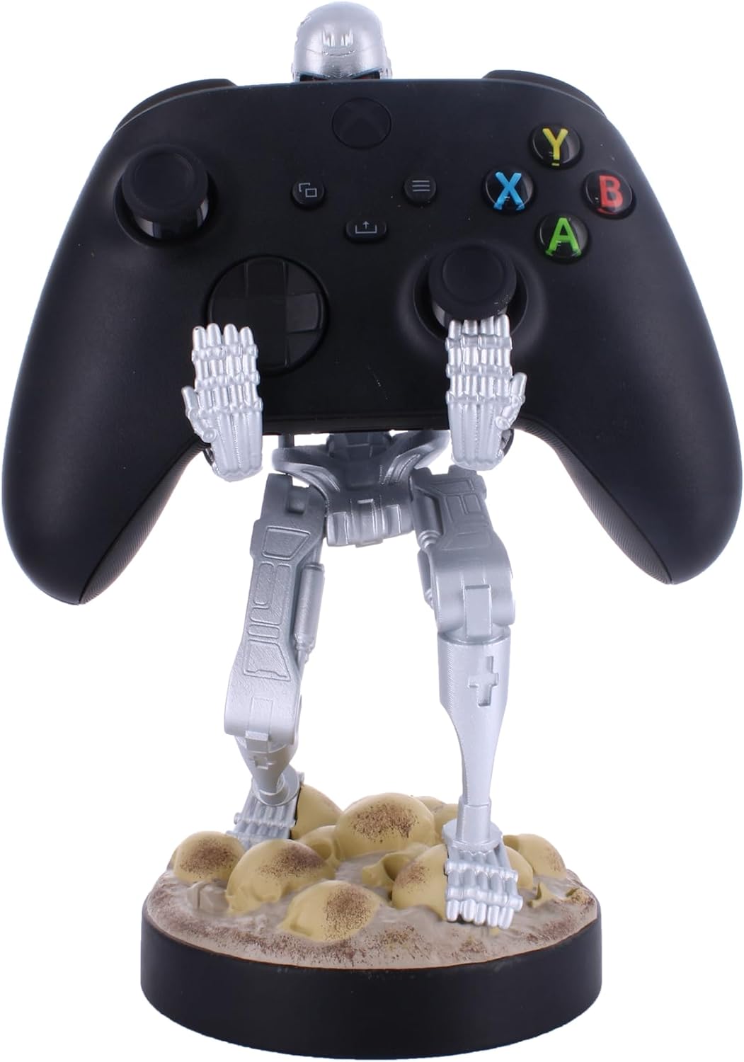 Cable Guys - Terminator T-800 Gaming Accessories Holder & Phone Holder for Most Controller (Xbox, Play Station, Nintendo Switch) & Phone