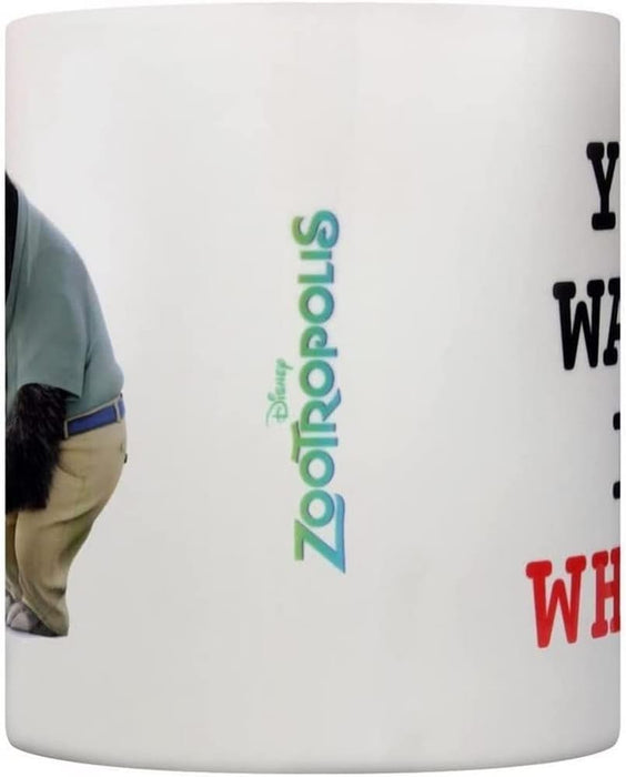 Zootropolis You Want it When Ceramic Mug, Multicoloured, 1 Count (Pack of 1