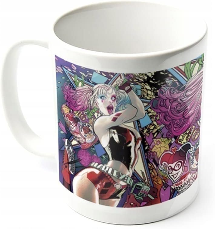 Pyramid International Batman (Harley Quinn Neon) Official Boxed Ceramic Coffee/Tea Mug, Paper, Multi-Colour, 1 Count (Pack of 1