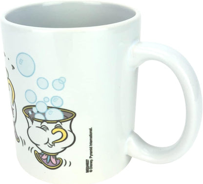 Pyramid International Beauty and the Beast (Chip Playtime) Official Boxed Ceramic Coffee/Tea Mug, Paper, Multi-Colour, 11 x 11 x 1.3 cm