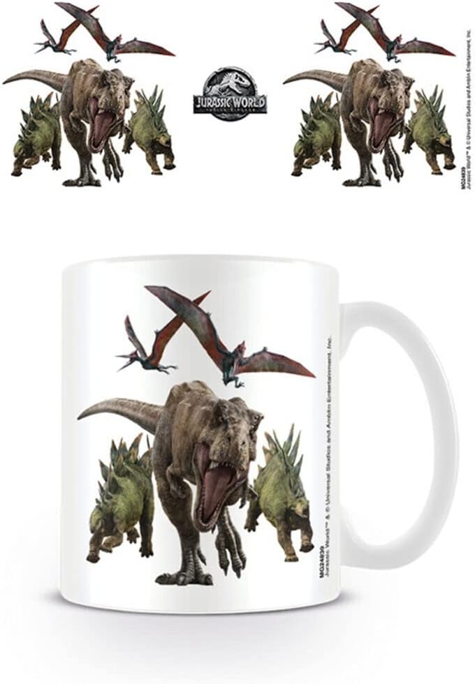 Pyramid Jurassic World Fallen Kingdom (Dino Rampage) 11oz/315ml Mug, 315ml/11oz