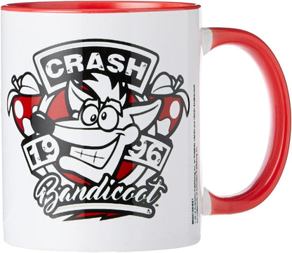 Crash Bandicoot MGC25421 Ceramic Mug 315 ml / 11 oz (1996 Emblem)