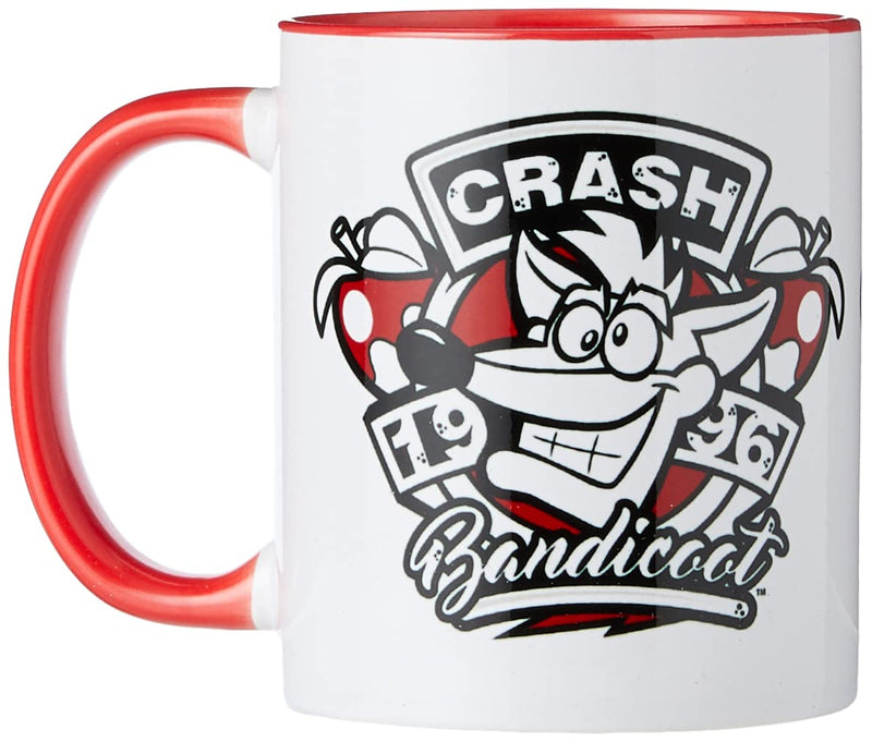 Crash Bandicoot MGC25421 Ceramic Mug 315 ml / 11 oz (1996 Emblem)
