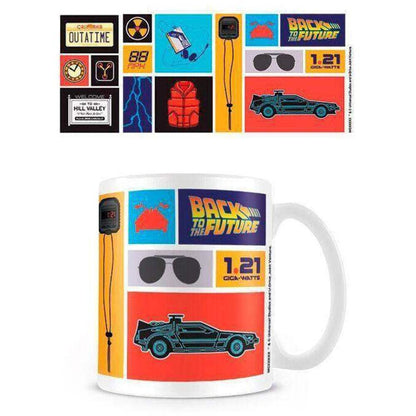 Queen Back to The Future Mug in Presentation Gift Box (Collection Design) 11oz Ceramic Mug - Official Merchandise
