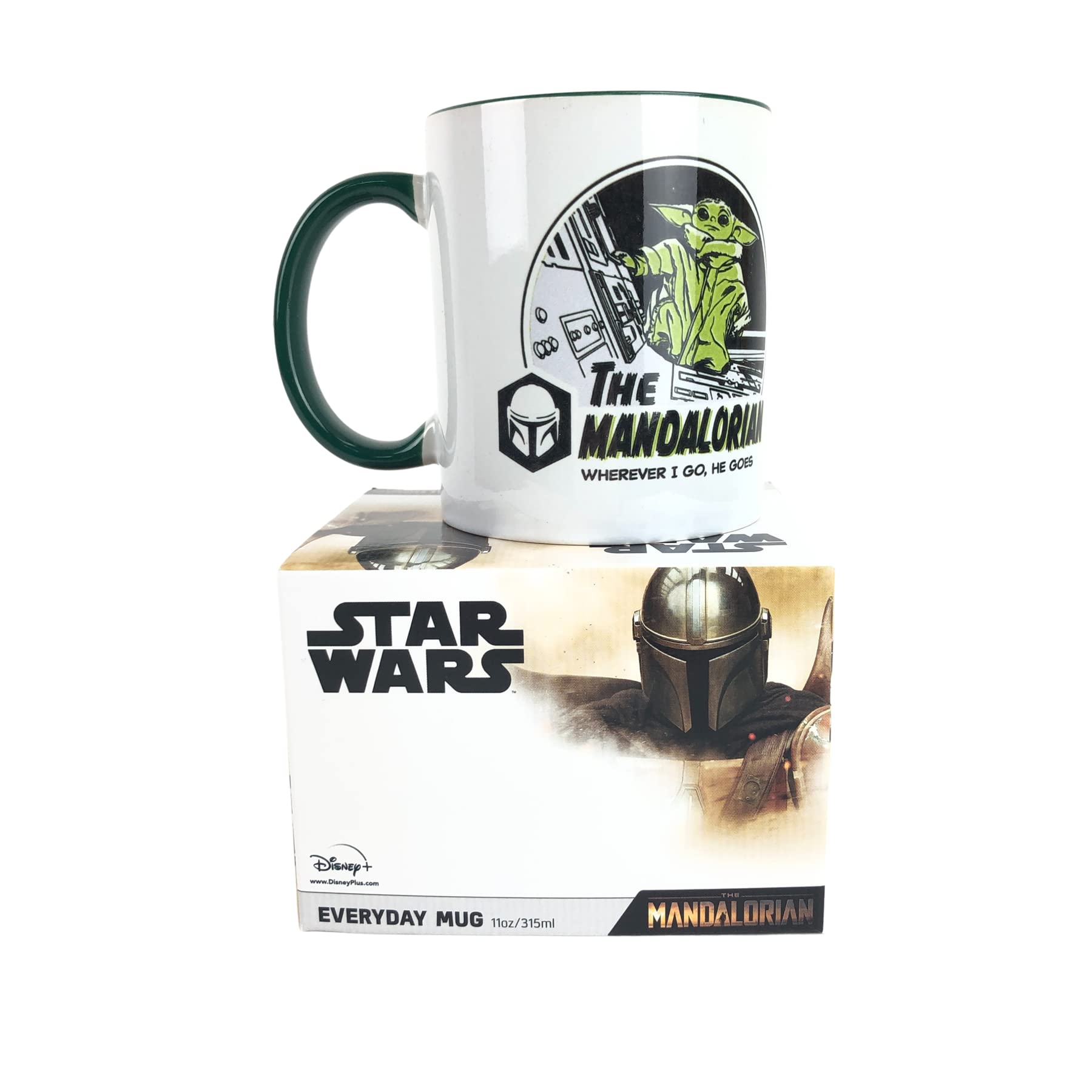 Star Wars The Mandalorian - Wherever I Go Unisex Cup Multicolour, Ceramics, Multicolour, Standard, 3D Strong Snack Holder