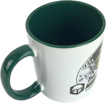 Star Wars The Mandalorian - Wherever I Go Unisex Cup Multicolour, Ceramics, Multicolour, Standard, 3D Strong Snack Holder